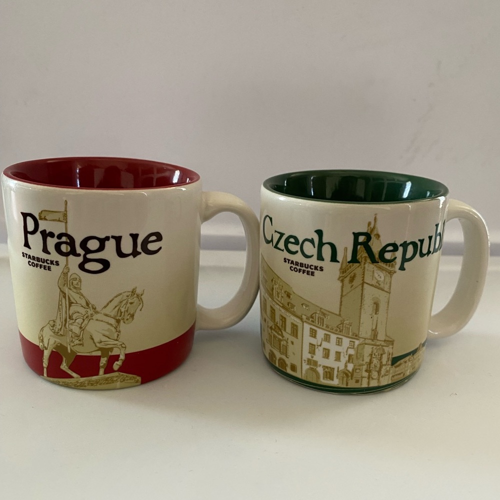 STARBUCKS 3oz DEMITASSE GLOBAL ICON‎ CITY DEMI MINI MUG Prague Czech Republic - Picture 2 of 7